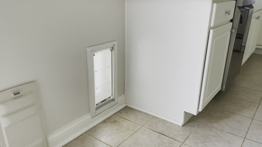 endua flap dog door for walls