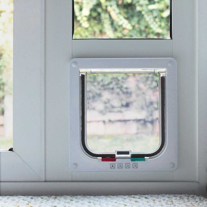 Whiskers & Windows Cat Door for Horizontal Sliding Windows